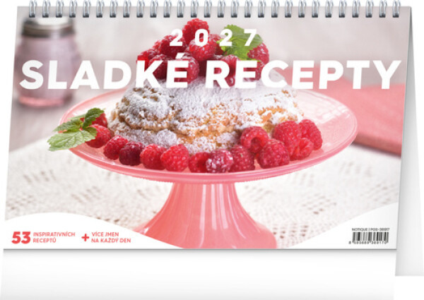 Sladké recepty 2027 - stolní kalendář