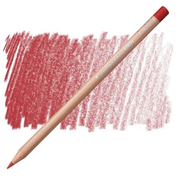 Caran d'Ache, 6901, Luminance, umělecké pastelky nejvyšší kvality, kusové, 1 ks Barva: Scarlet 070