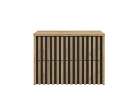 Koupelnová skříňka s krycí deskou SAT Delano 80x56x45 cm dub mat DELANO80ZDCDE DELANO80ZDCDE