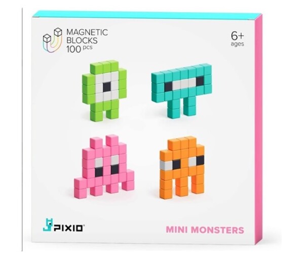 PIXIO Mini Monsters magnetická stavebnice