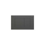 GEBERIT - Sigma40 Ovládání splachování, easy to clean, kartáčovaný černý chrom 115.629.QD.1