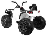 Mamido Dětská elektrická čtyřkolka ATV bílá