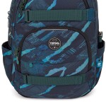 Studentský batoh v modro-tyrkysovém designu VIKI 25078