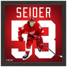 Obraz Detroit Red Wings NHL Moritz Seider #53 Impact Jersey