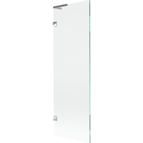 MEXEN/S - Lunar L vanová zástěna FIX 60 x 150, transparent, chrom 897L-060-000-01-00