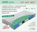 Materasso Matrace ALOE SENIOR ROZMĚR: 80 x 210 cm - ATYP