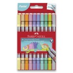 Faber Castell Oboustranné fixy - Pastel 10 ks