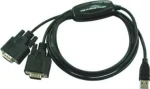PremiumCord USB - 2x RS 232 převodník (8592220002381)
