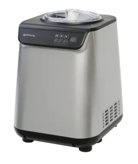 Guzzanti GZ 151A stříbrná-černá / Zmrzlinovač / 135W / kompresor / teplota -18°C (+ 3-5°C) / Nádoba 1.2 L / LED displej (GZ 151A)