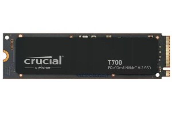 Crucial T700 4TB / M.2 SSD 2280 / PCIe 5.0 / 3D TLC / R:12400MBs / W:11800MBs / 5y (CT4000T700SSD3)