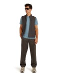 Pánské merino triko s krátkým rukávem ICEBREAKER Mens 150 Tech Lite SS Tee Peaceful Pass, Flint Blue velikost: M