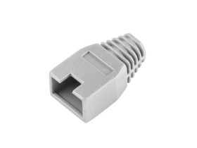 Kryt gumový pro konektor RJ45 šedý