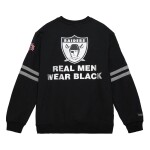 Mitchell & Ness Pánská mikina Oakland Raiders NFL All Over 2.0 Crew Fleece Velikost: S