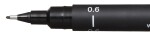 UNI PIN 06 liner 0,6 mm černý voděodolný uni pin 06 fineliner 0,6mm černý technické pero liner voděodolný světlostálý super ink na kreslení psaní silnější linka