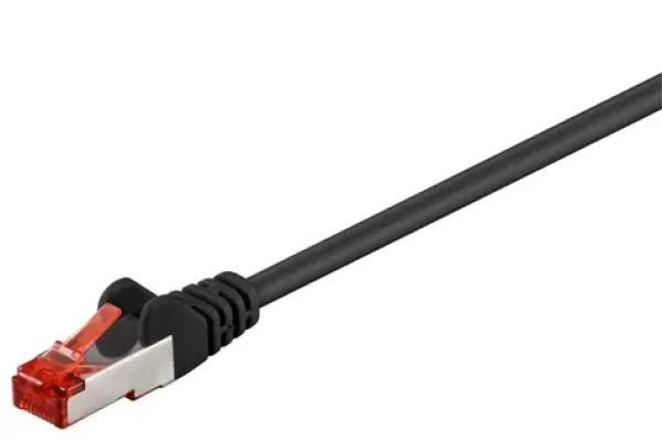 MicroConnect Prodlužovací kabel CAT6 F/UTP 1m černá / PVC (STP601SEXT)