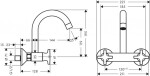 HANSGROHE - Logis Classic Dřezová baterie, chrom 71286000