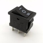 Kolébkový přepínač 3 pozice AC 6A, 250V 10A, 125V 6Pin