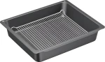 Bosch HEZ633070 antracitová / Pánev s roštem / smaltovaná / do 300 °C / 2dílná sada (HEZ633070)