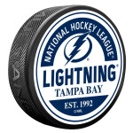 Mustang Puk Tampa Bay Lightning NHL Block Textured Puck