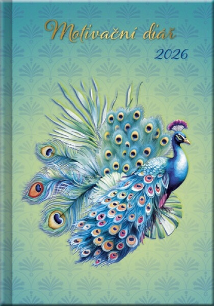 Motivační diář 2026 - páv