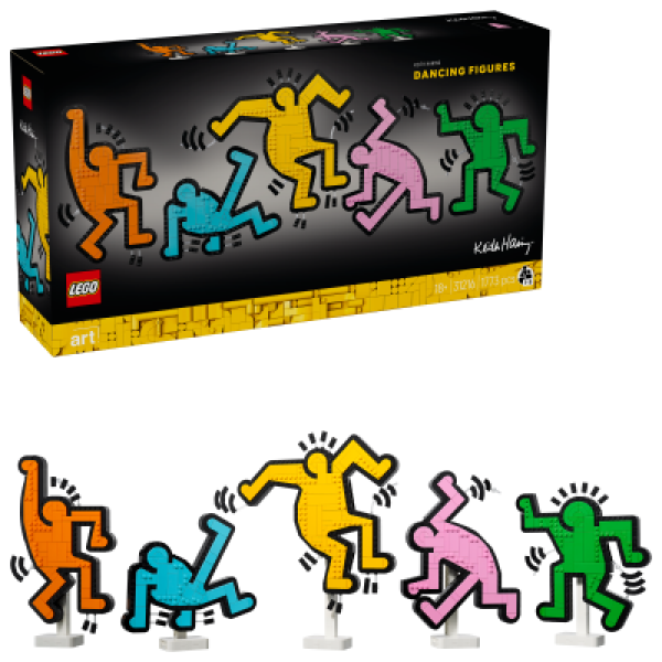 LEGO® ART 31216 Keith Haring – Tančící postavy