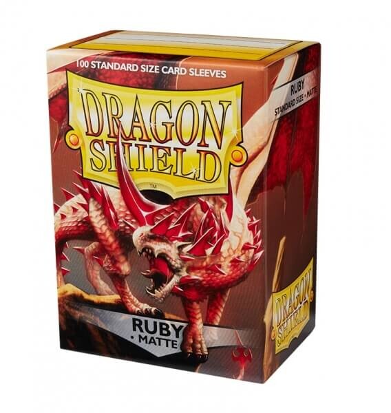 Obaly na karty Dragon Shield Protector - Matte Ruby - 100ks