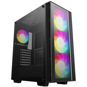 DEEPCOOL MATREXX 55 V4 C černá / ATX / 1x USB-A 3.0 / 1x USB-C 3.0 / 3x 140mm / 1x 120mm / bez zdroje (R-MATREXX55-BCADA4-G-4)