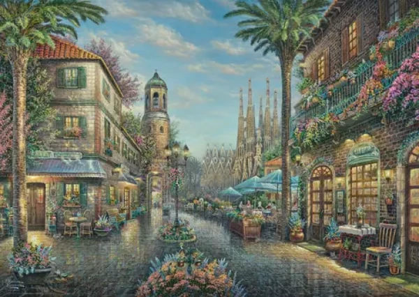 SCHMIDT Puzzle Španělská kavárna