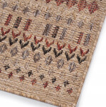 DumDekorace Venkovní koberec na terasu a balkon - béžový v etno stylu Šířka: 140 cm | Délka: 200 cm