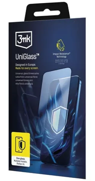 3mk UniGlass 48 / Univerzální tvrzené sklo / Ochrana proti poškrábání a prasknutí