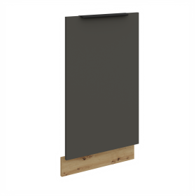 Dvířka na vestavnou myčku nádobí Aria ZM 713x446 Barva korpusu: Dub artisan, Barva dvířek: GR - Graphite AFM