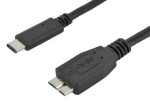 PremiumCord propojovací kabel USB 3.1 type na USB 3.0 micro-B černá 1m