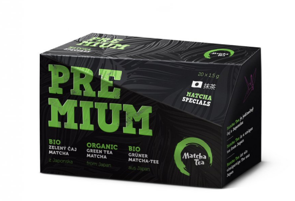 Matcha tea premium zelený čaj 20x1,5g