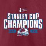 Fanatics Dámské tričko Colorado Avalanche 2022 Stanley Cup Champions Jersey Roster V-Neck Velikost: