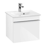 VILLEROY & BOCH - Venticello Umyvadlová skříňka, 47x42x43 cm, 1 zásuvka, Glossy White A93101DH