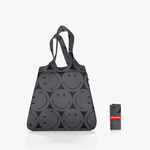 Skládací nákupní taška Reisenthel Mini Maxi Shopper Smiley® grey