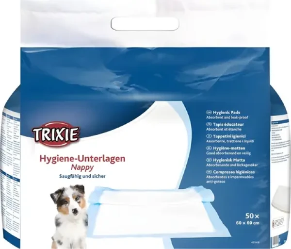 TRIXIE Podložka pro štěňata / Hygienická podložka / 60 x 60 cm / 50 ks (TX-23418)