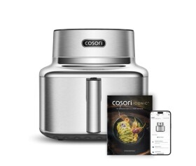 Cosori Iconic Single chytrá horkovzdušná fritéza 6,2 L nerez