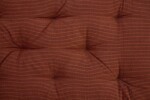 MADAM STOLTZ Prošívaná matrace Brick/Black 45 × 125 cm, červená barva, hnědá barva, textil