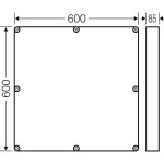 Eleman Blok pro rozdělení fází PDB 400 1pól., 400A, 690V, šedý/průhl. víko, DIN, 4010