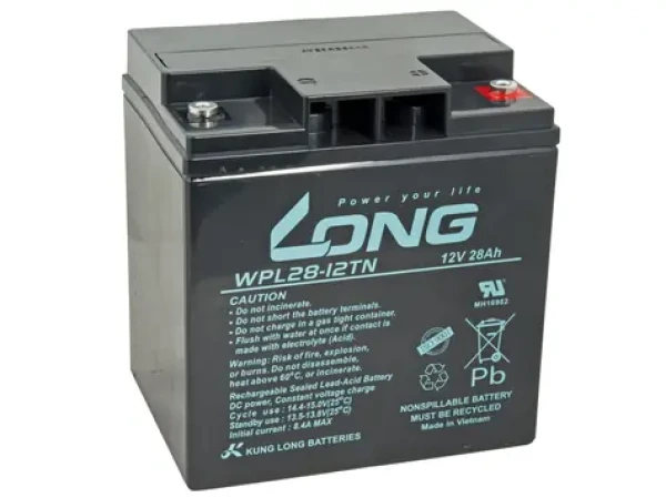 AVACOM WPL28-12TN / Baterie pro UPS / 12V / 28Ah / AGM LongLife / M5 (PBLO-12V028-F6AL)