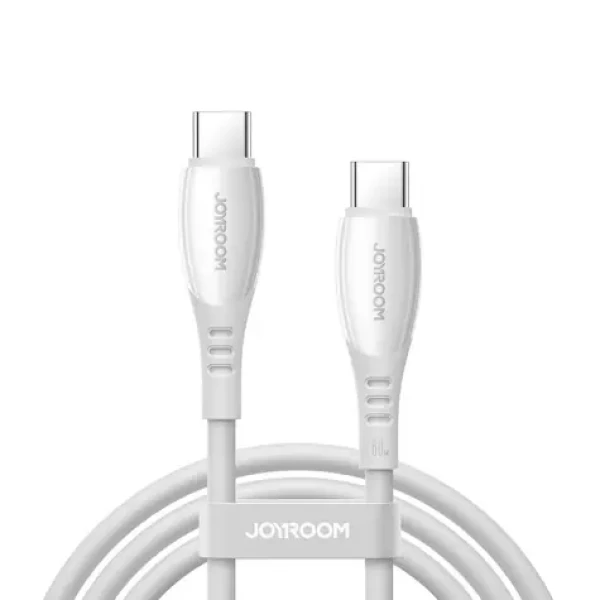 Joyroom S-A59 Vibrant Series Nabíjecí kabel USB-C (M) - USB-C (M) 60W 1.2m bílá (6956116782184)