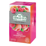 Ahmad Tea | Peach & Raspberry | 20 alu sáčků