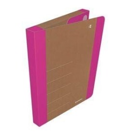 Donau Box na spisy Life A4 karton - neonově růžový