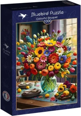 BLUEBIRD Puzzle Barevná kytice