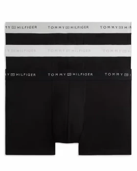 Pánské boxery Tommy Hilfiger UM0UM03964 TRUNK silver