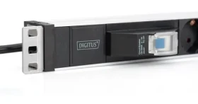 Digitus PDU 19" 6x Schuko / Zásuvková lišta do racku / 16 A / kabel 2 m / hliníkový profil / jistič (DN-95417)