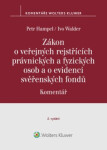 Zákon veřejných rejstřících právnických fyzických osob evidenci