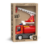 MultiGO ECO Fire 2+1 - Igráček hasič, auto, žebřík, cisterna