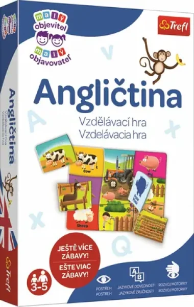 Trefl - Hra - Vzdělavací hra Malý objevitel: Angličtina